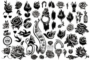 date of birth tattoo idea