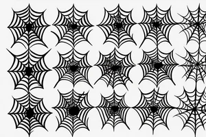 spider web tattoo idea