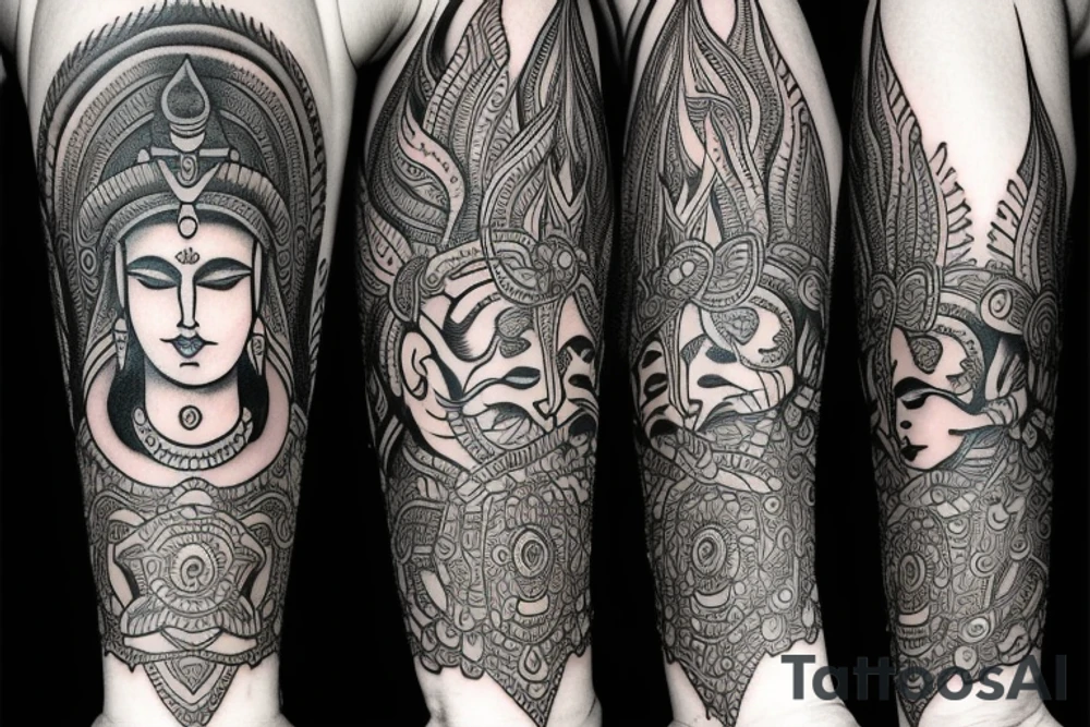 shiva tattoo idea