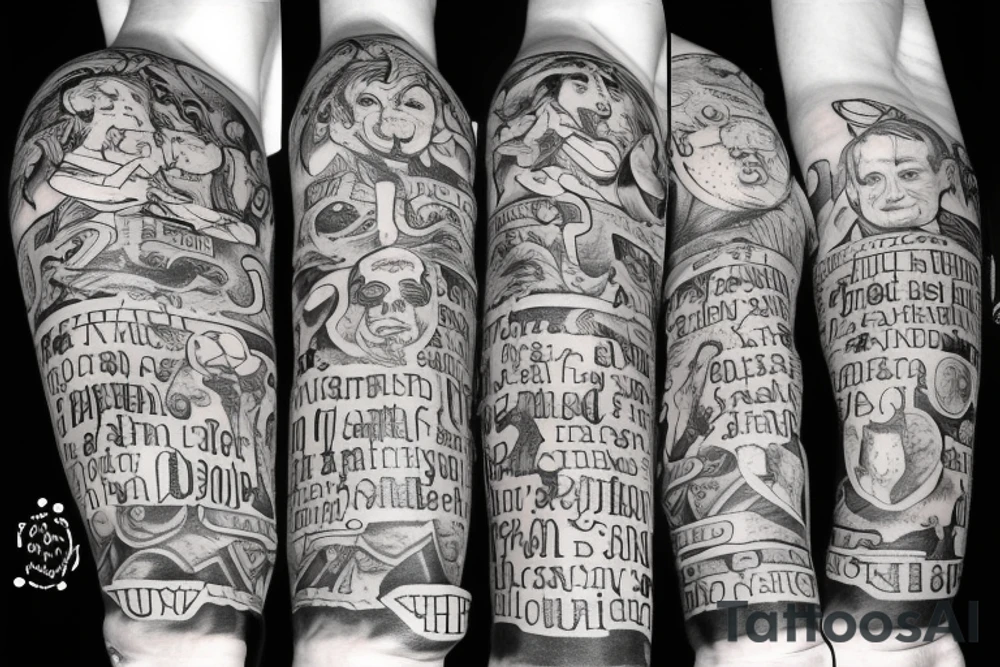 Words of the Bible tattoo idea