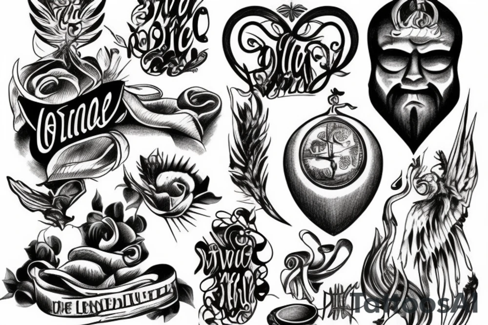 Words of the Bible tattoo idea
