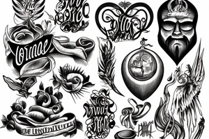 Words of the Bible tattoo idea