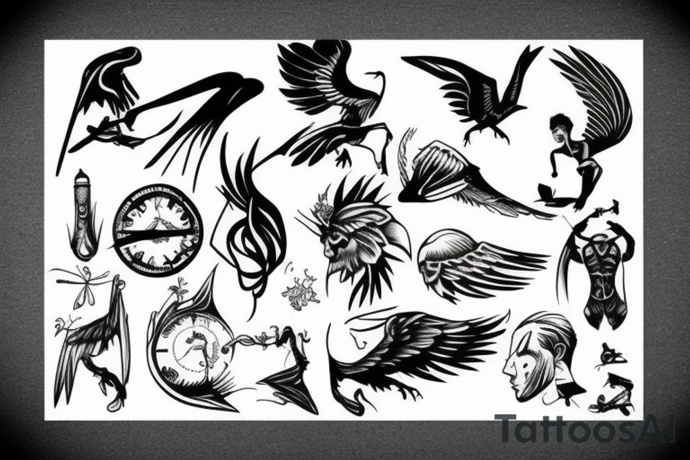 Icarus tattoo idea