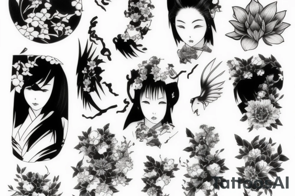 japanese realism tattoo idea