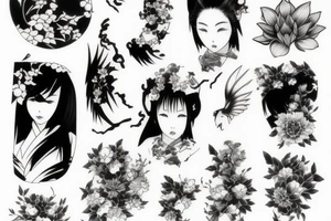 japanese realism tattoo idea