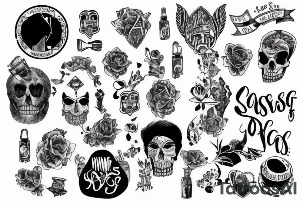 Person missing his home tattoo idea
