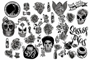 Person missing his home tattoo idea