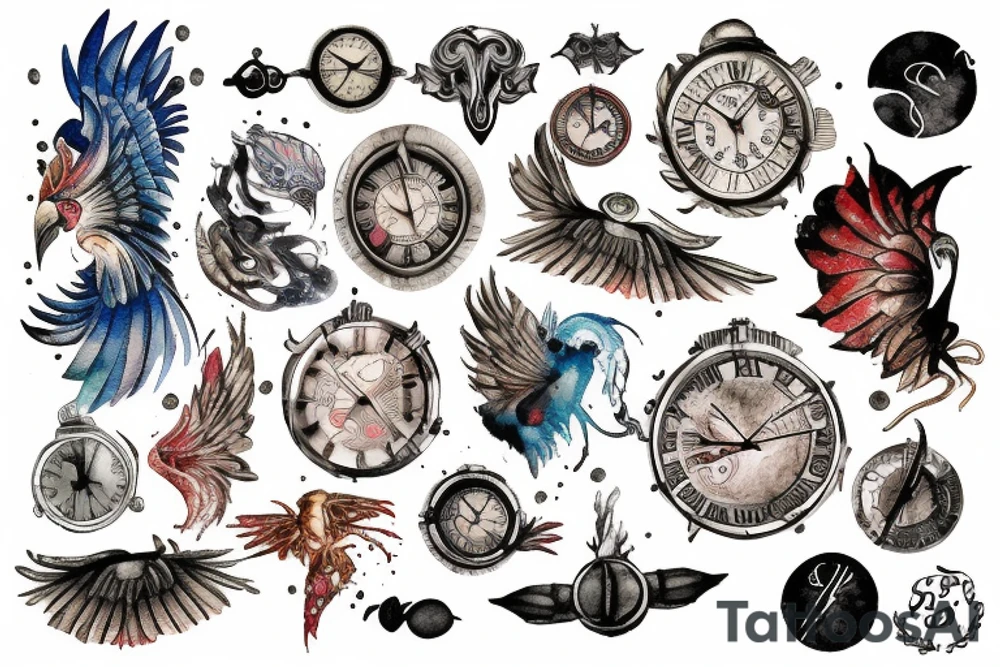 Fenix, time tattoo idea