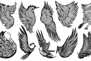 A single wing tattoo idea