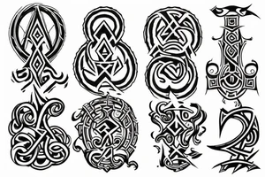 protection rune tattoo idea