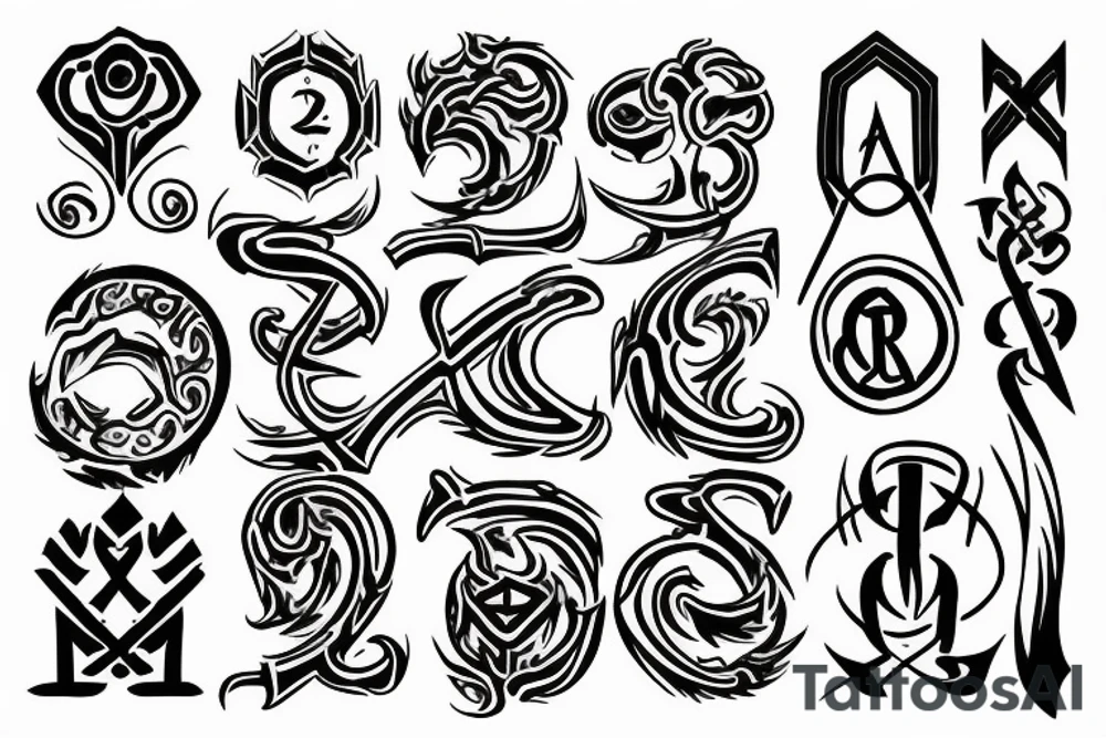 protection rune tattoo idea