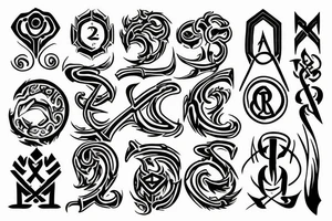 protection rune tattoo idea