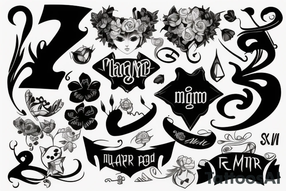 jaymin name tattoo idea