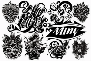 jaymin name tattoo idea