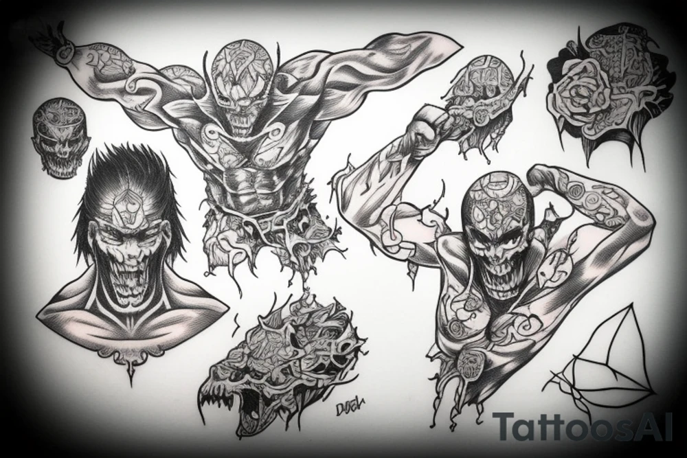 titan from attack the titans tattoo idea