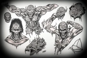 titan from attack the titans tattoo idea