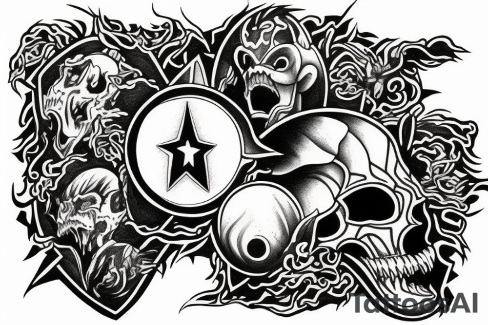 titan from attack the titans tattoo idea