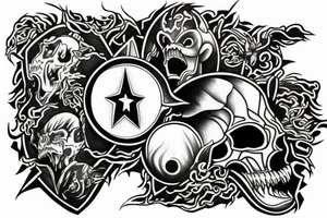 titan from attack the titans tattoo idea