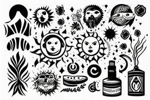 The sun is shining the tank is clean tattoo idea