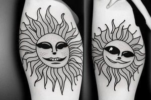 The sun is shining the tank is clean tattoo idea
