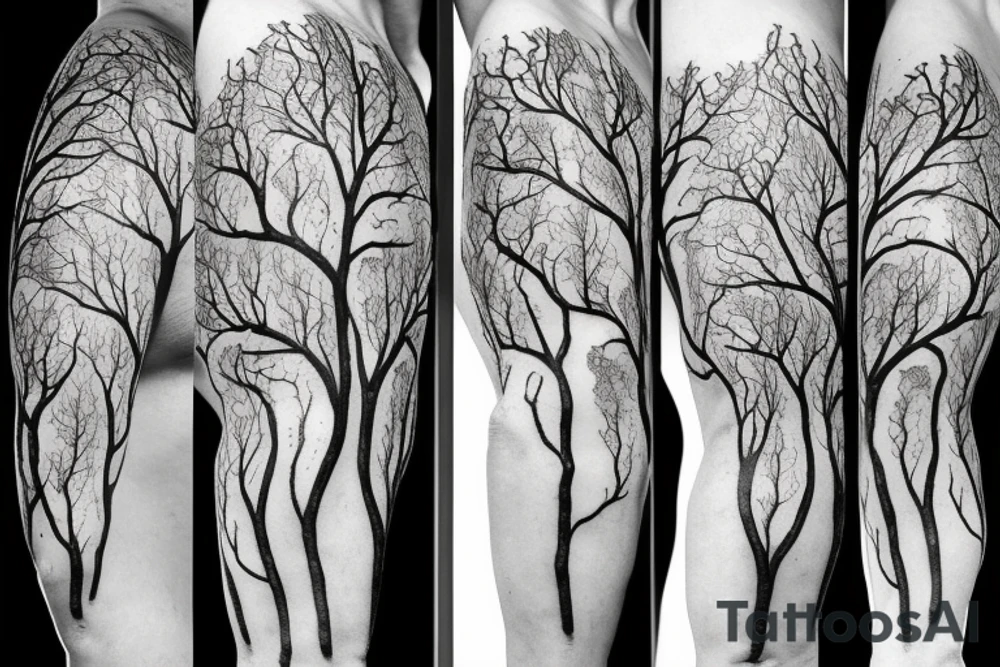 mind, body and soul connected with tree roots and branches tattoo idea mind, body and soul connected with tree roots and branches tattoo idea