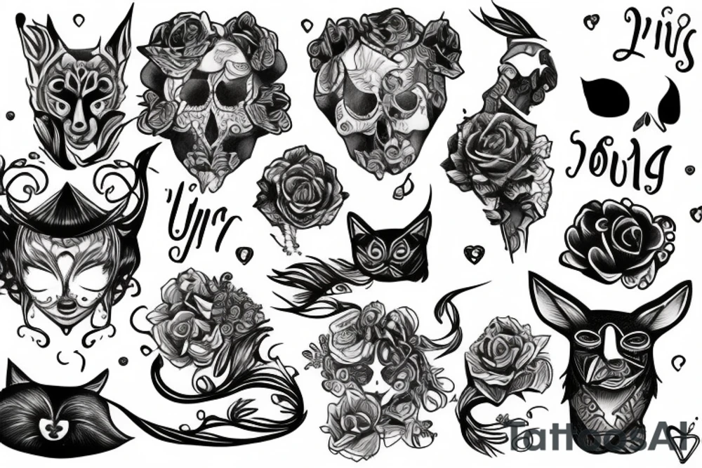 Riv & Luna tattoo idea