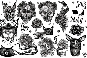 Riv & Luna tattoo idea