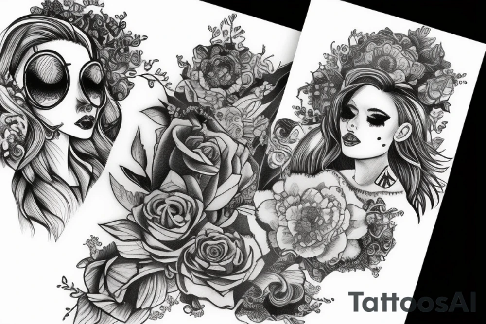 Riv & Luna tattoo idea