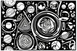 Planets aligned to the date 03/02/1988 tattoo idea