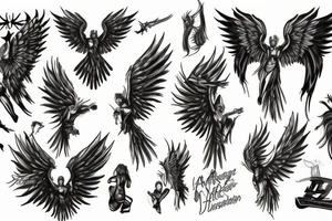 Archangel tattoo idea
