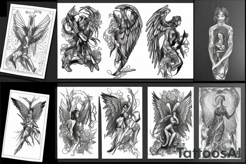 Archangel tattoo idea
