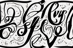 dev ved  name combine in one letter tattoo idea