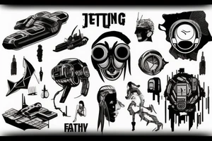 gaming , cyberpunk , future tattoo idea
