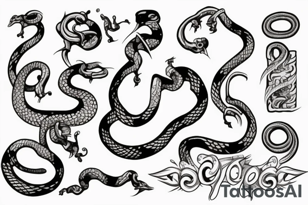 Snake tattoo idea