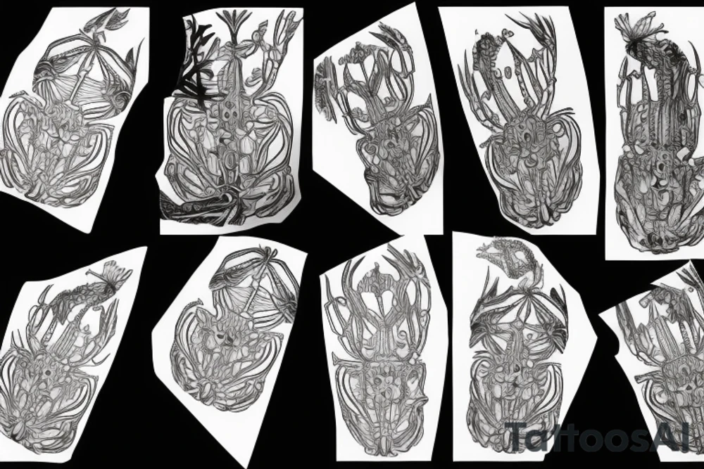 King crab tattoo idea