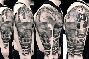 atlas shrugged holding the world on his shoulders tattoo idea