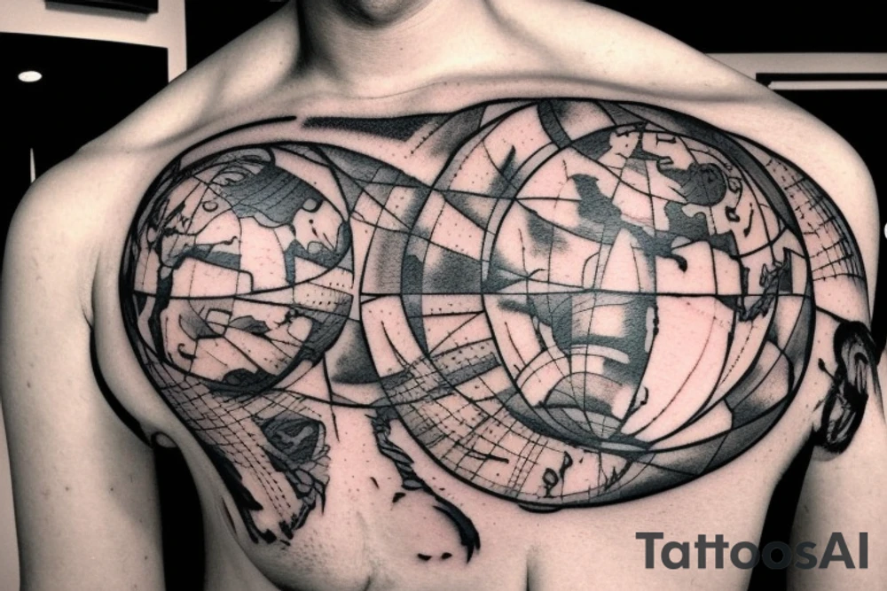 atlas shrugged holding the world on his shoulders tattoo idea