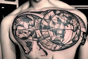 atlas shrugged holding the world on his shoulders tattoo idea