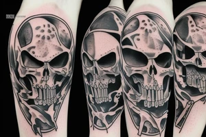 punisher graveyard tattoo idea