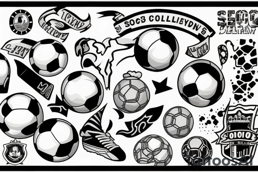 Soccer tattoo idea