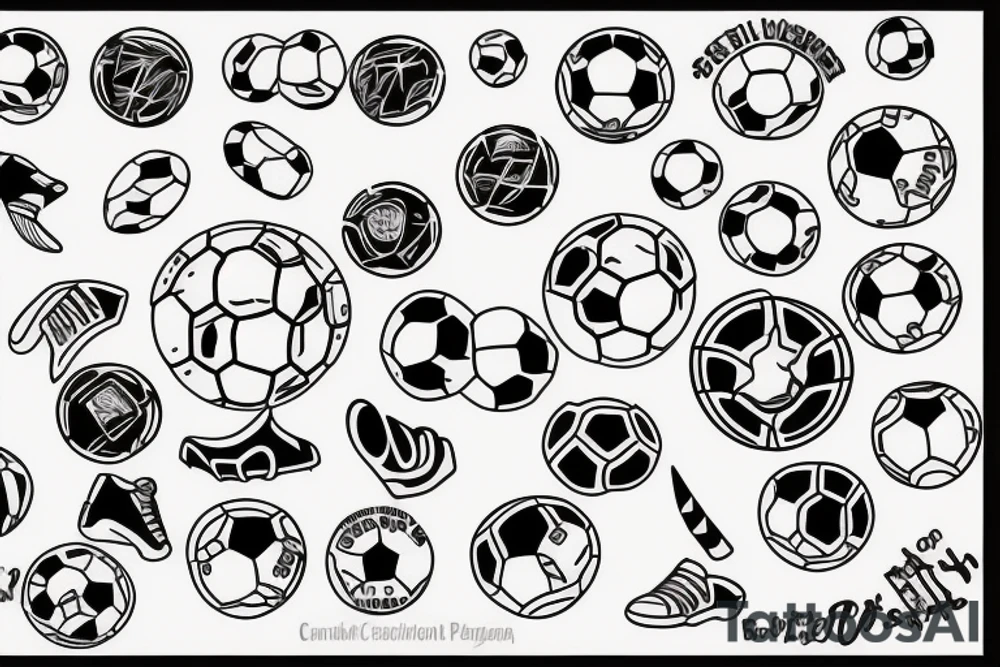 Soccer passion tattoo idea