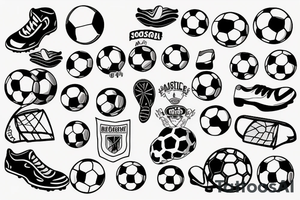 Soccer passion tattoo idea