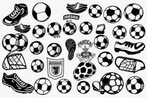 Soccer passion tattoo idea
