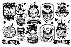 Father and twin sons bond tattoo idea