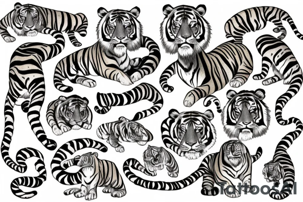tiger tattoo idea