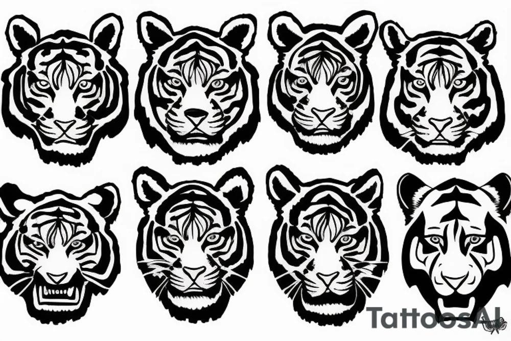 tiger tattoo idea