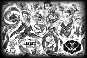 leauge of legends Zed tattoo idea