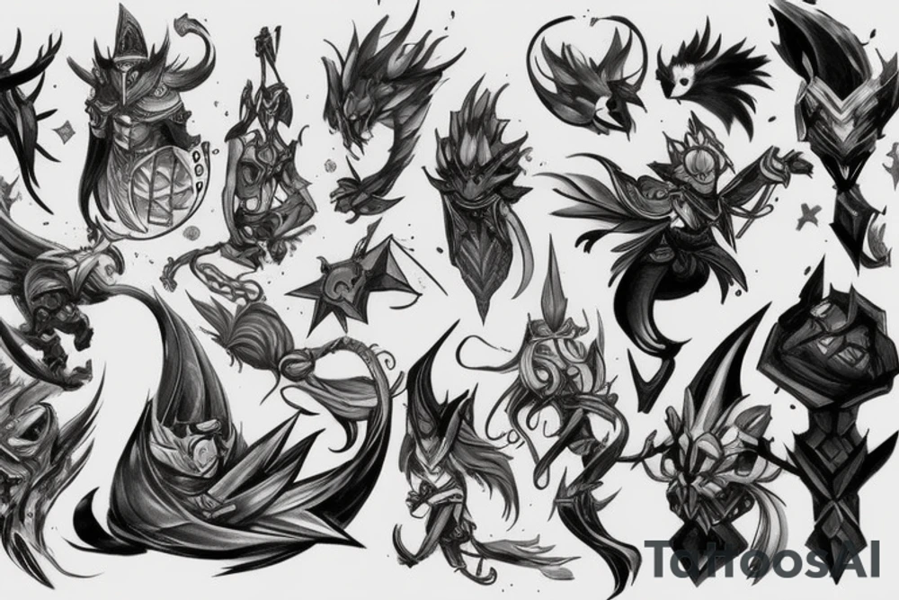 league of legends tattoo idea