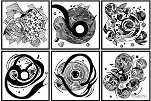 planet earth tattoo idea