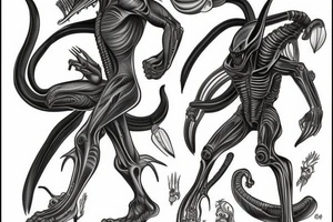 xenomorph tattoo idea